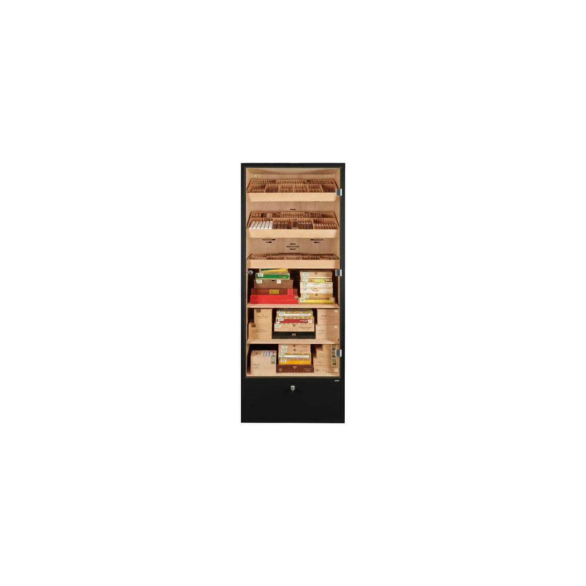 Adorini Primo Black Humidor Cabinet