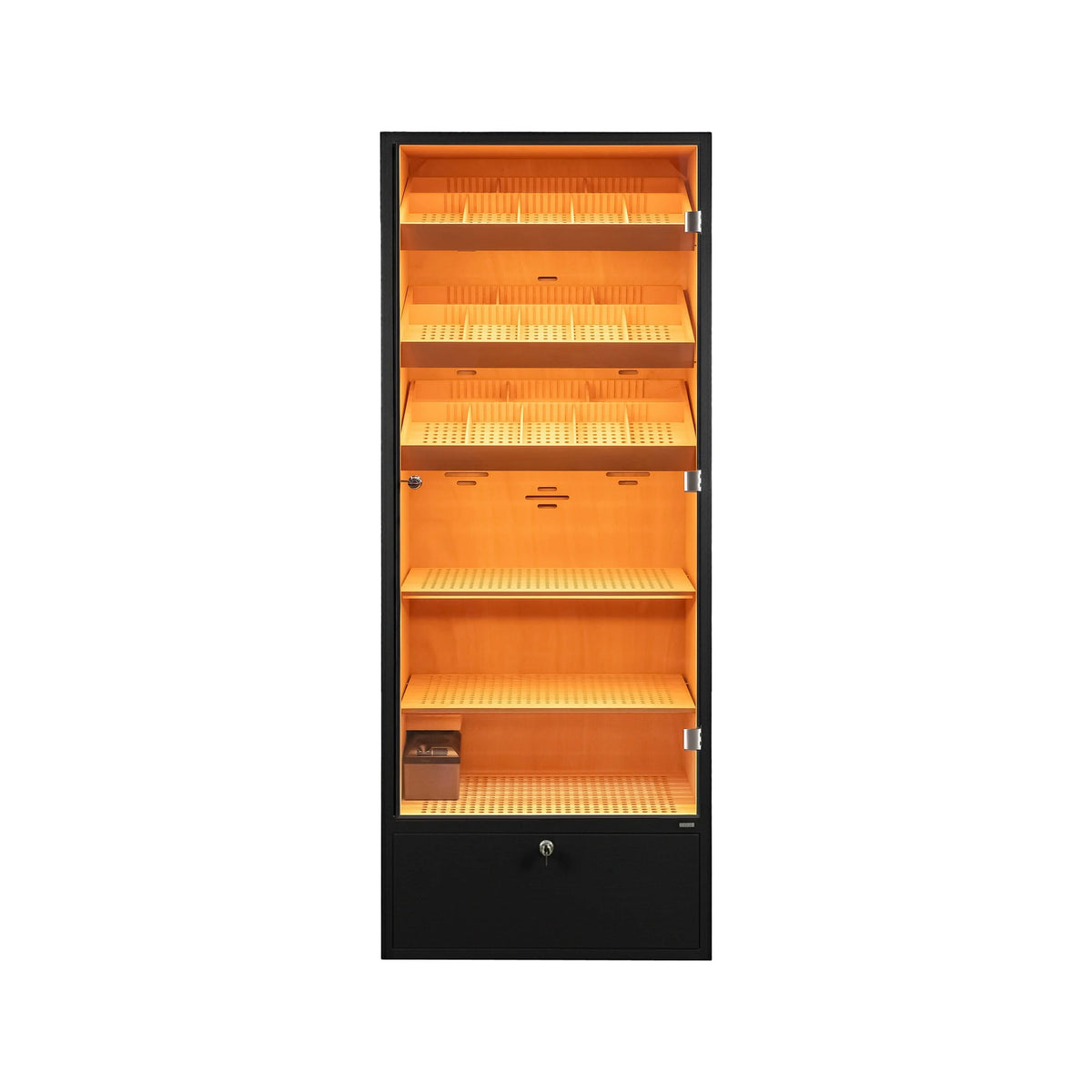 Adorini Primo Black Humidor Cabinet