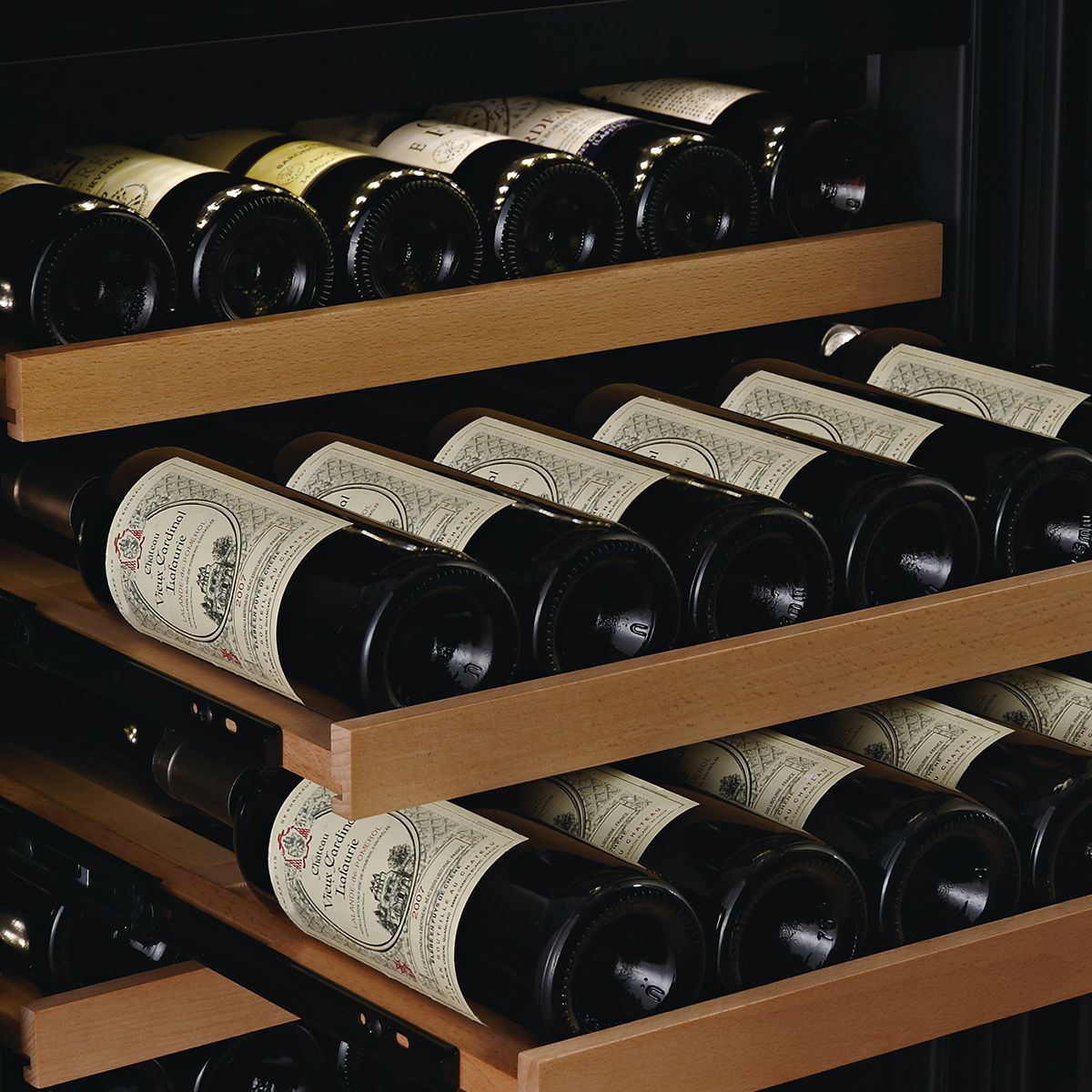 SWISSCAVE WLB-460F-MIX Single Zone Wine Cooler – 172cm, 163 Bottle Capacity