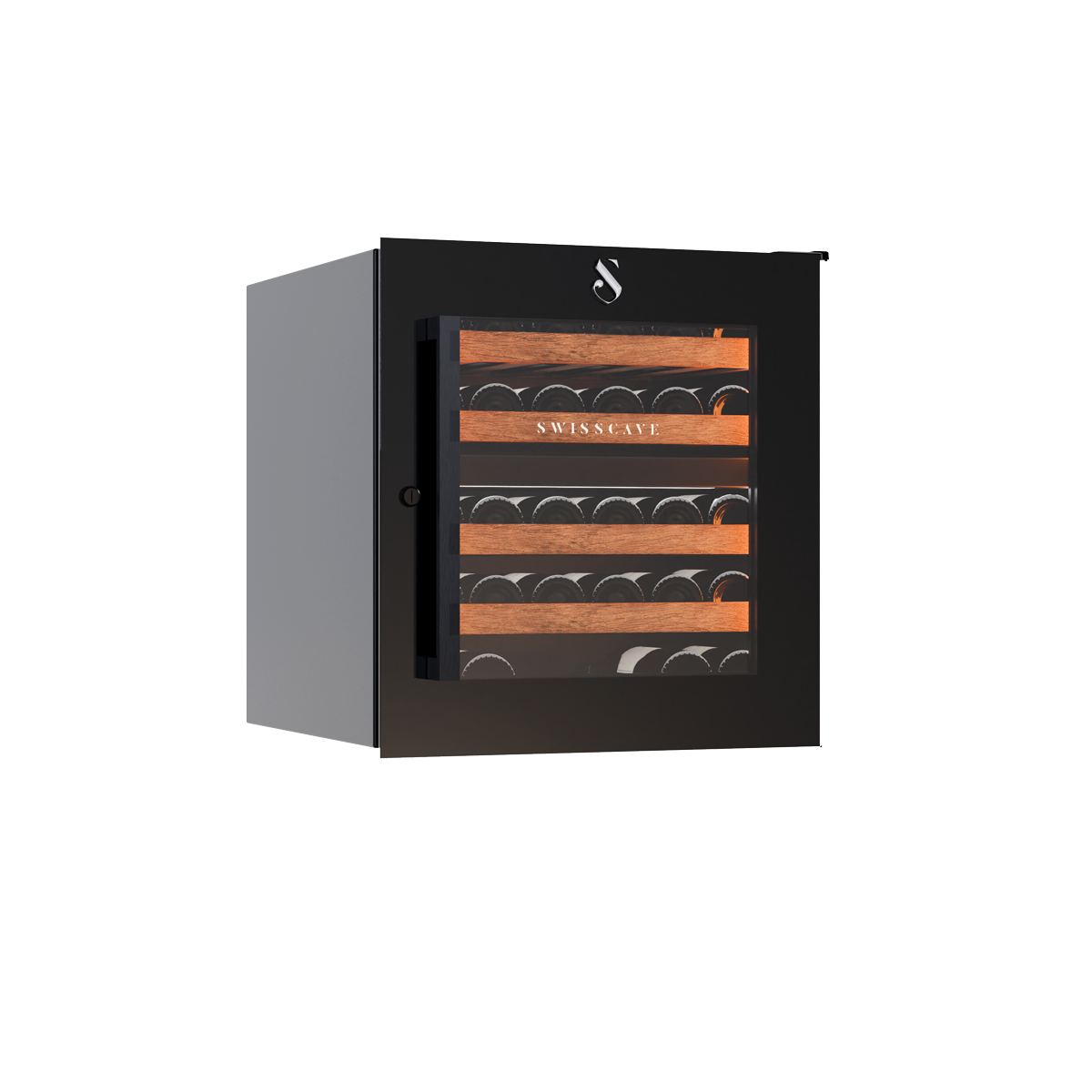 SWISSCAVE WIB-60DF Dual Zone Wine Cooler – 60cm Built-In, 26 Bottle Capacity