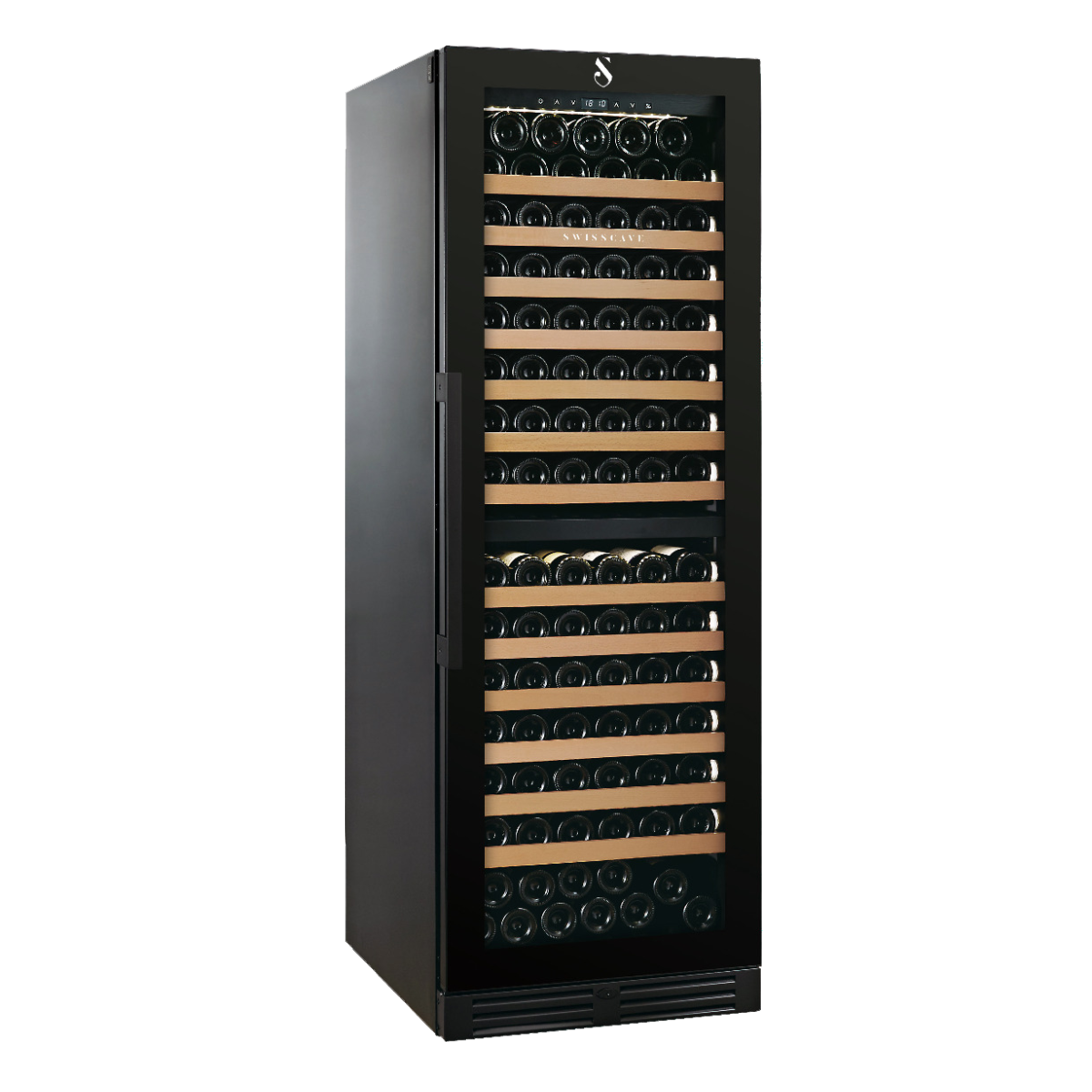 SWISSCAVE WLB-460DF-MIX Dual Zone Wine Cooler – 172cm, 152 Bottle Capacity