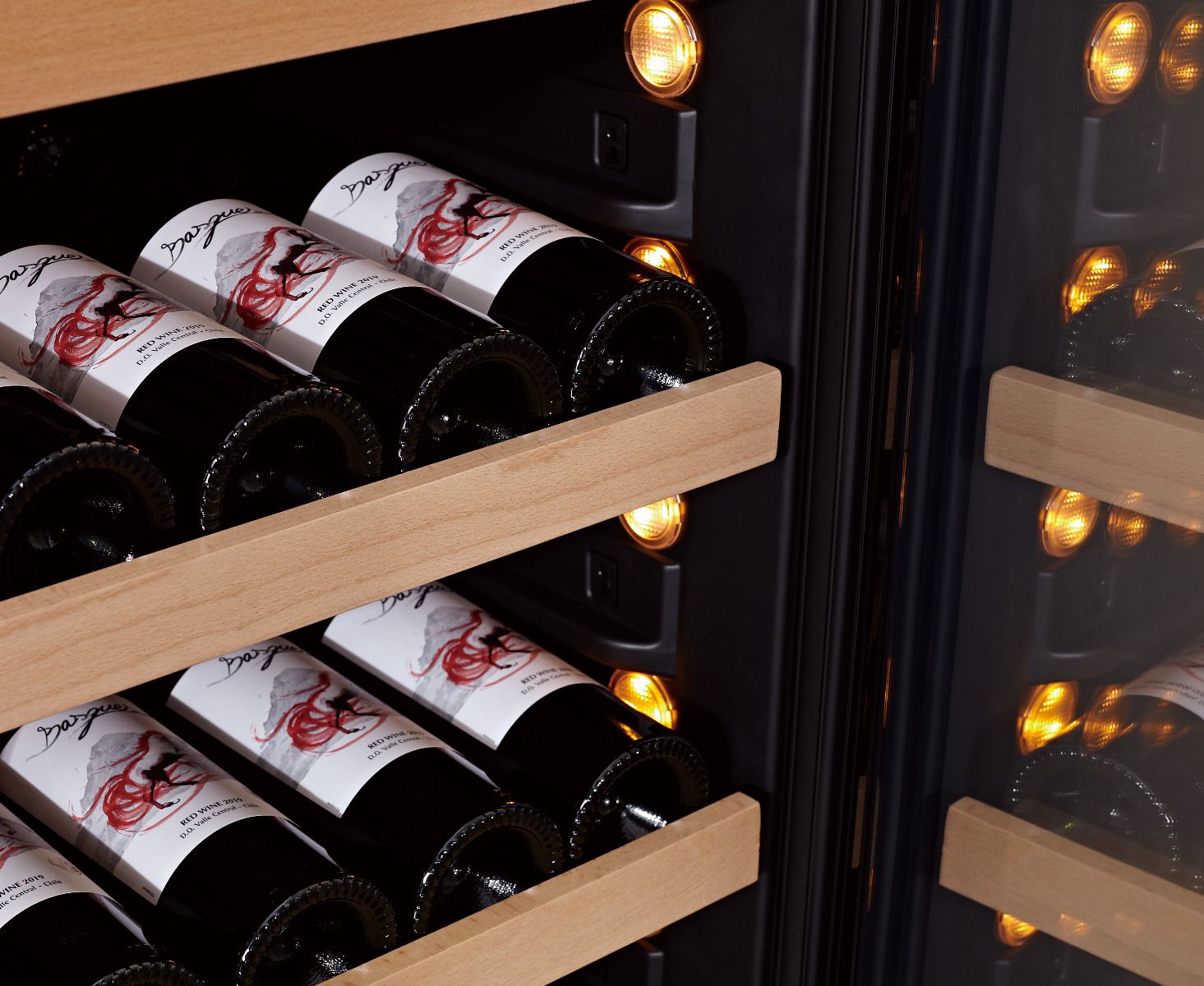 SWISSCAVE WLB-460FHU-MIX Single Zone Wine Cooler – 172cm, 152 Bottle Capacity