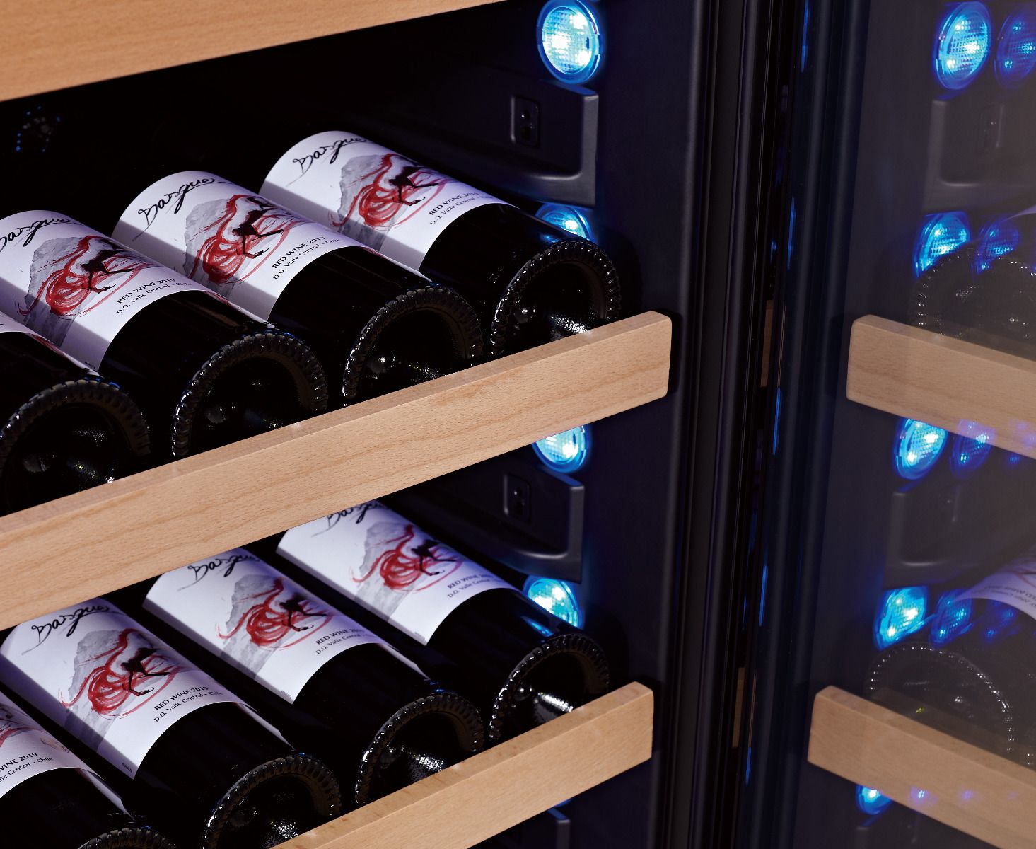 SWISSCAVE WLB-460FHU-MIX Single Zone Wine Cooler – 172cm, 152 Bottle Capacity