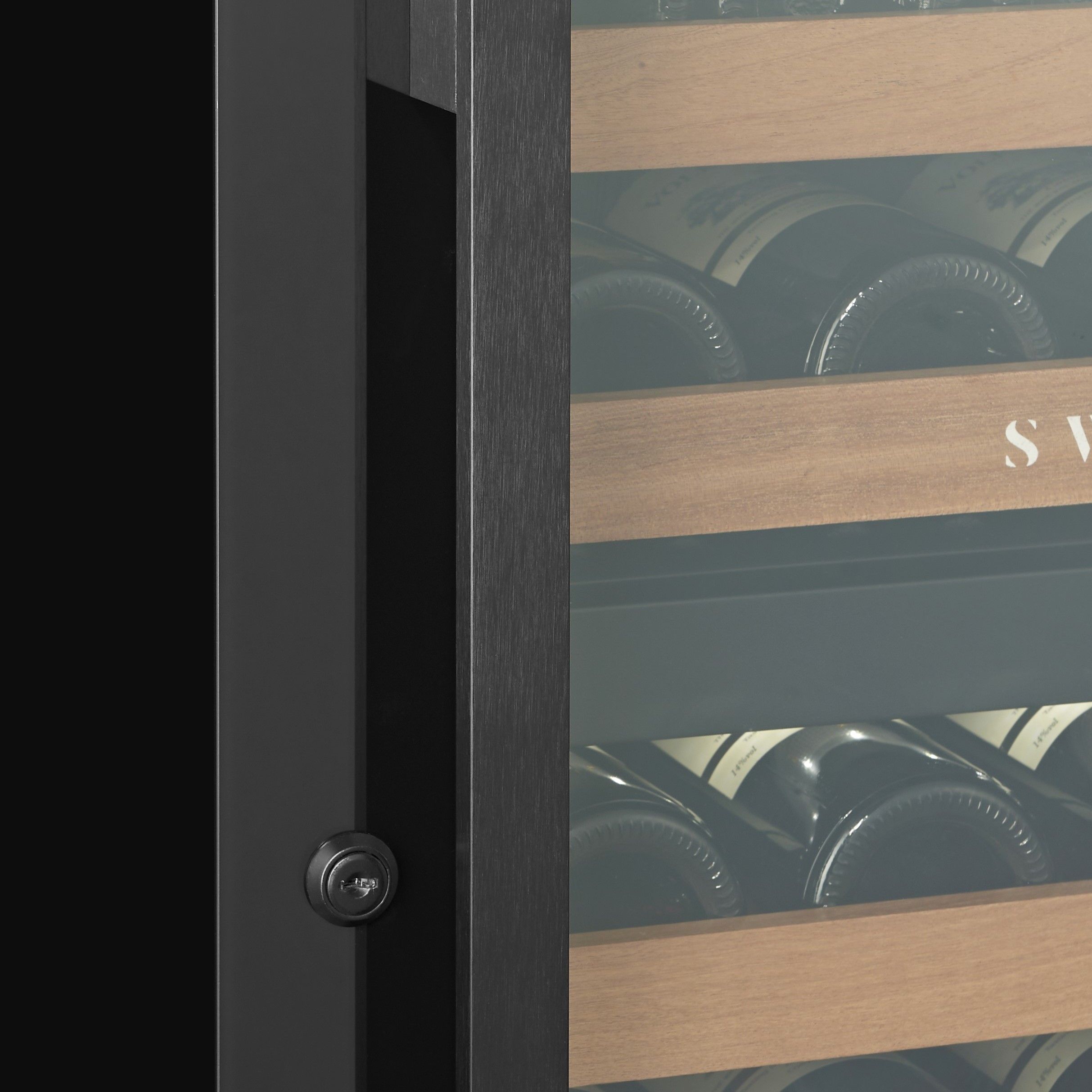 SWISSCAVE WIB-178DF Dual Zone Wine Cooler – 178cm Built-In, 94 Bottle Capacity